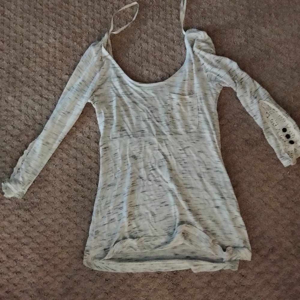 Grey Striped Shirt